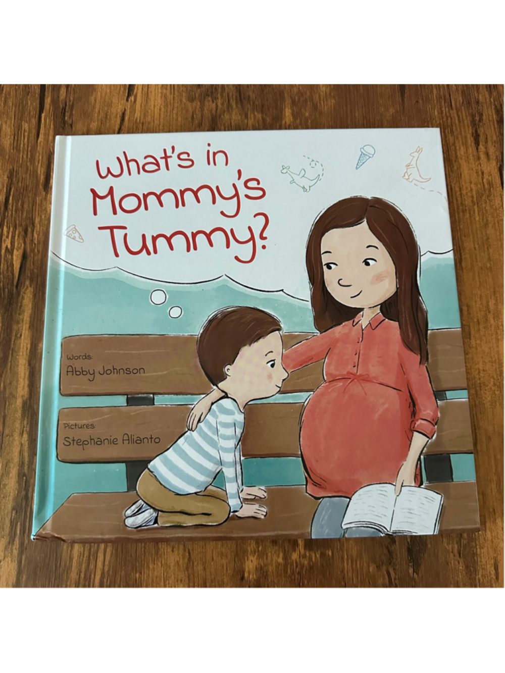 What's in Mommy's Tummy? Hardcover Abby Johnson Tyndale Children's Book